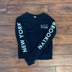 H&M Divided - Brooklyn & New York Crewneck Sweater